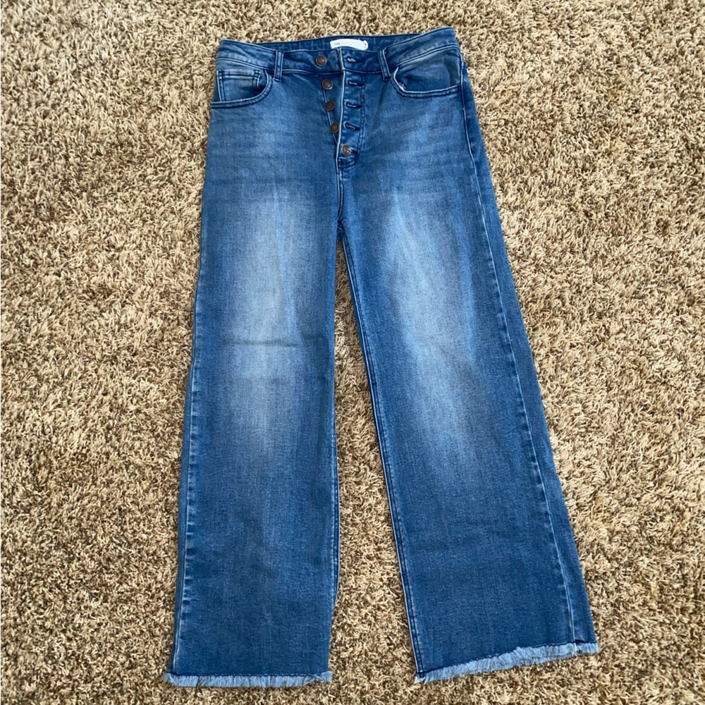 Classic Blue Wide Leg Jeans